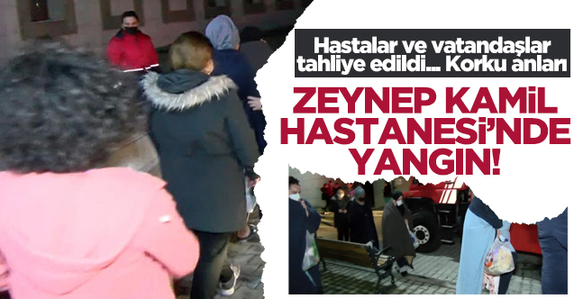 Zeynep Kamil Hastanesi'nde yangın