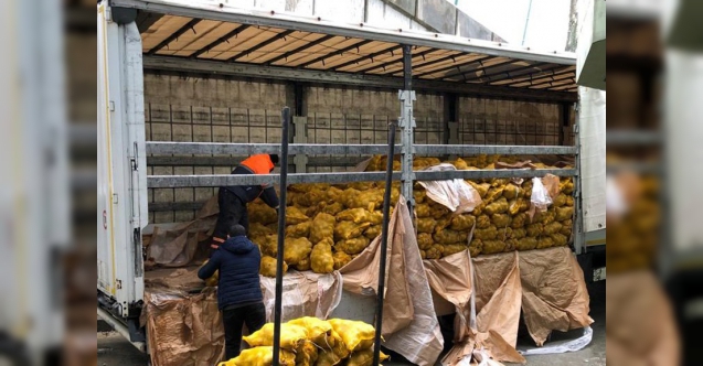 İki bin aileye patates yardımı