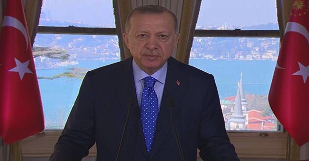 Cumhurbaşkanı Erdoğan Tıp Bayramı töreninde konuştu: 'Tüm vatandaşlarımızı, tedbirlere riayet ederek sağlık çalışanlarımıza destek olmaya çağırıyorum'