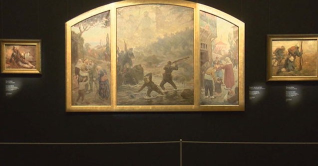 Çanakkale'yi anlatan eserler Beşiktaş Resim Müzesi'nde sergileniyor