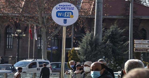 Ankara Büyükşehir Belediyesi'nden 35 meydanda ücretsiz internet hizmeti