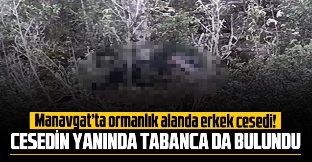 Manavgat'ta ormanda erkek cesedi: Yanında tabanca da bulundu