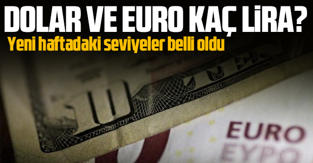 Dolar ev Euro kaç lira? 22 Mart Pazartesi döviz fiyatları