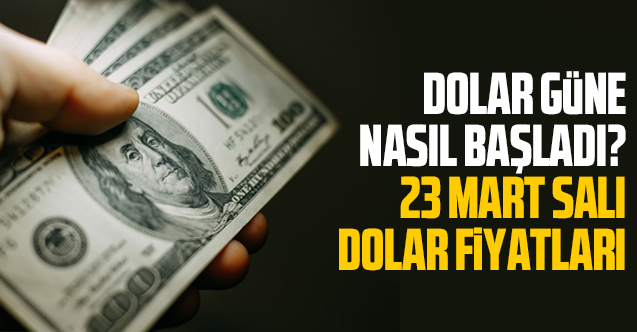 23 Mart Salı dolar alış ve satış fiyatları | Dolar kaç lira?