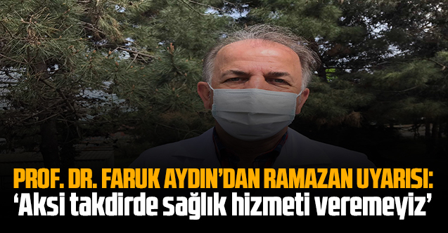 Prof. Dr. Faruk Aydın: 'Bizi daha kötü günler bekliyor'