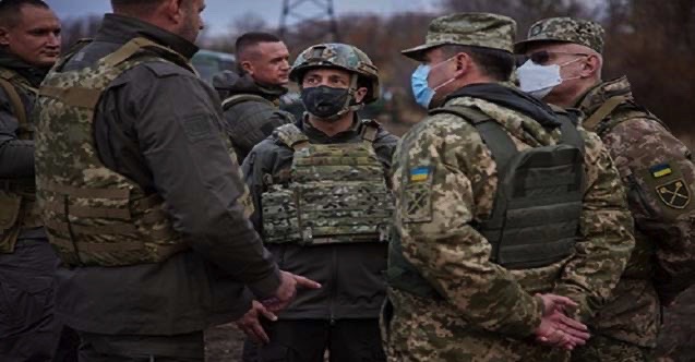 Ukrayna askerine moral ziyareti