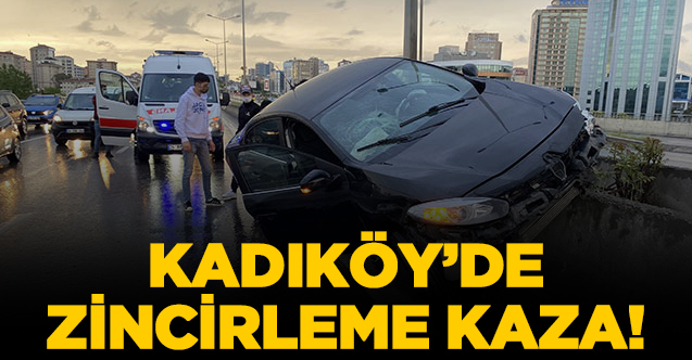 Kadıköy'de zincirleme kaza: 4 yaralı