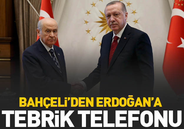 Son dakika... Bahçeli'den Erdoğan'a tebrik telefonu