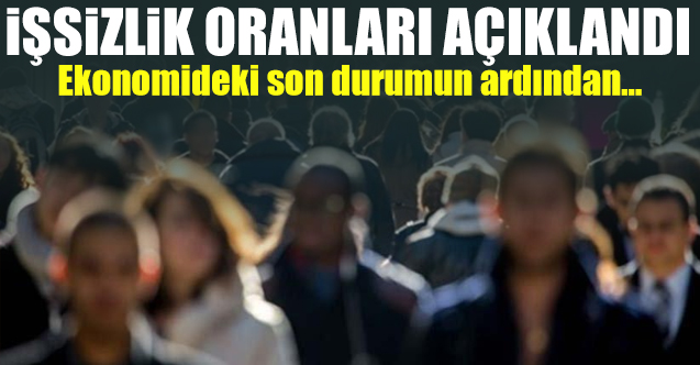 Türkiye'nin ikinci çeyrekteki işsizlik oranları açıklandı