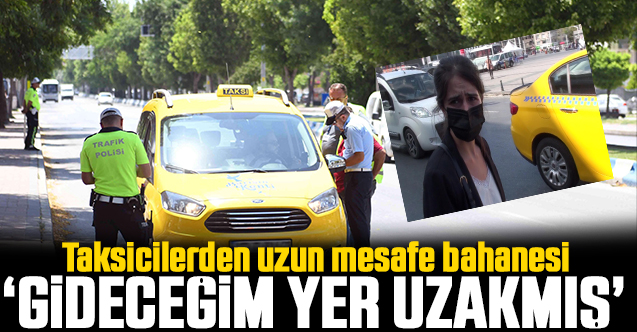 Taksim'de taksi denetimi
