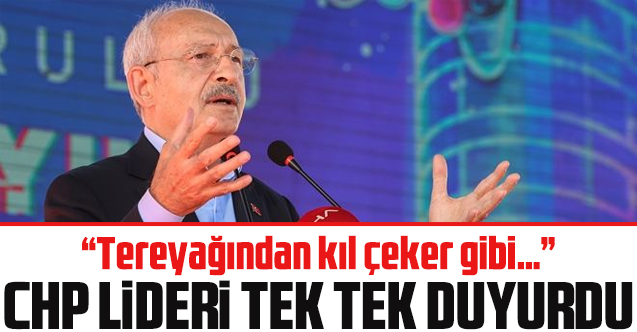 Kemal Kılıçdaroğlu: Teryağından kıl çeker gibi!