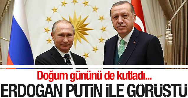 Cumhurbaşkanı Recep Tayyip Erdoğan telefonda Vladimir Putin ile görüştü