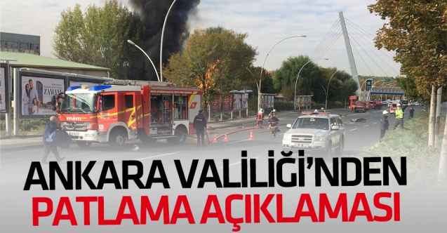 Ankara Valiliği ve MTA'dan patlama açıklaması