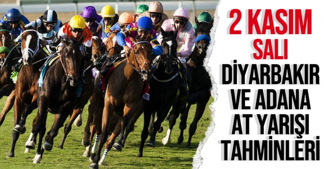 2 Kasım 2021 Salı Adana ve Diyarbakır At Yarışı Tahminleri ve Bülteni (izle)