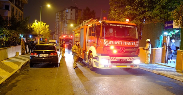Ataşehir'de öğrenci yurdunda yangın paniği