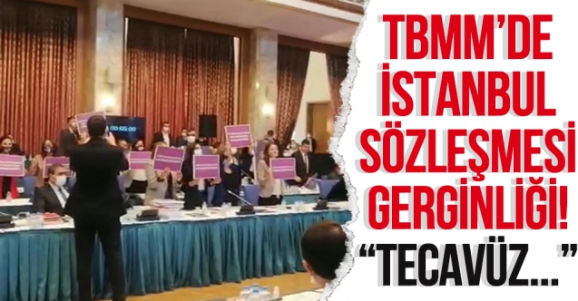 TBMM'de bütçe görüşmesinde 'İstanbul Sözleşmesi' gerginliği