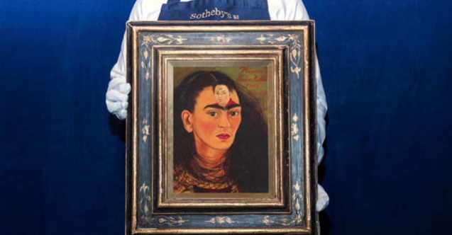 Frida Kahlo’nun son otoportresi, ABD’de 34,9 milyon dolara satıldı