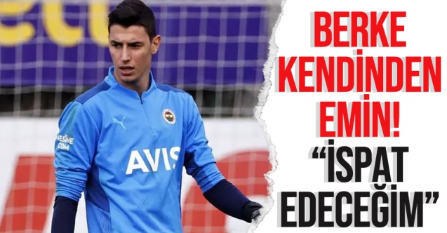 Berke Özer derbi için kendinden emin!