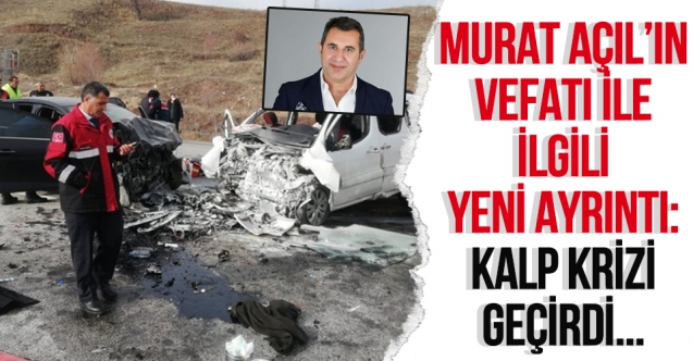 Türkiye'yi yasa boğan Murat Açıl'ın vefatı ile ile ilgili ayrıntı: Kaza değil kalp krizi öldürdü!