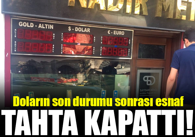 Kapalıçarşı esnafı tahta kapattı