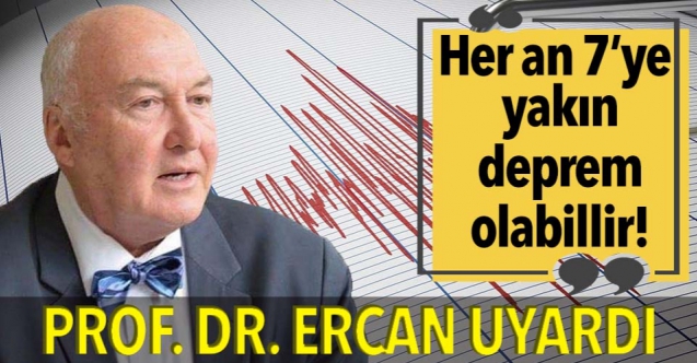 Prof. Dr. Ercan’dan korkutan uyarı: her an 7'ye yakın deprem olabilir