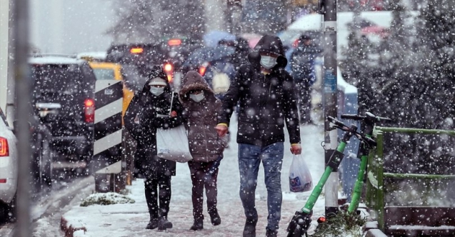 İstanbul'da kar bugün başlıyor!