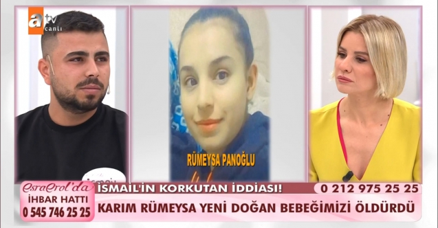 Esra Erol'da Rümeysa Panoğlu çocuğunu mu öldürdü katil mi? İsmail Panoğlu'ndan şok iddialar