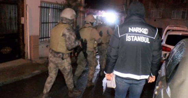 İstanbul'da helikopter destekli uyuşturucu operasyonu: Çok sayıda gözaltı