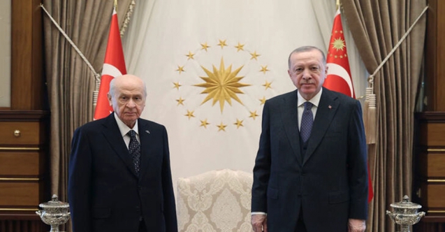 Cumhurbaşkanı Recep Tayyip Erdoğan, MHP Genel Başkanı Devlet Bahçeli ile görüştü