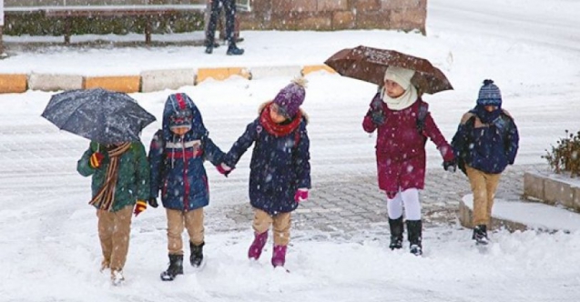 Okullarda kar tatili! Birçok ilde eğitime ara verildi