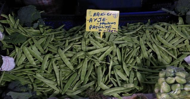 Ayşekadın fasulyenin kilosu 100 lira