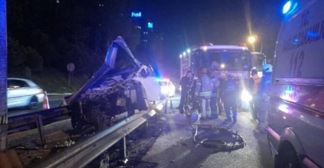 TEM Otoyolu'nda kaza: Bariyerlere çarpan Emre Ayat yaşamını yitirdi