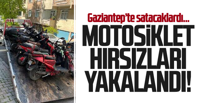 Esenler'de motosiklet hırsızları yakalandı!