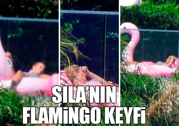 Sıla'dan flamingo keyfi