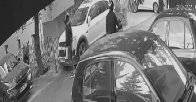 Beykoz'daki motosiklet kazası kamera ile görüntülendi