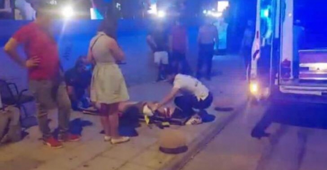 Kadıköy'de gece kulübünde yüksekten düşen kadın ağır yaralandı
