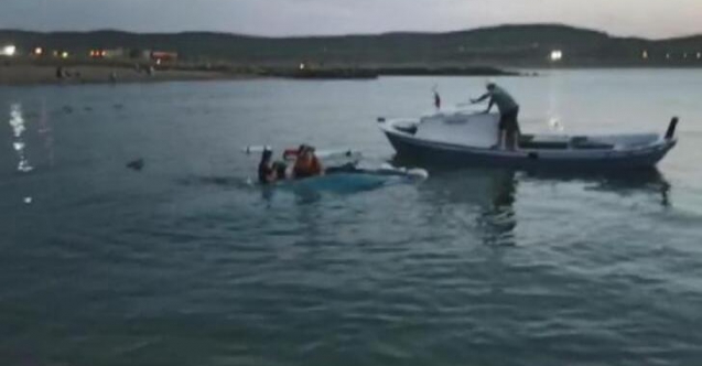 Beykoz'da aile teknesi battı