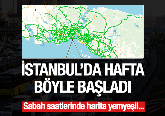 20 Ağustos 2018 Pazartesi İstanbul Yol Haritası - İstanbul'da trafik nasıl?