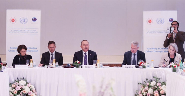Bakan Mevlüt Çavuşoğlu, BM Arabuluculuk Dostlar Grubu Bakanlar Toplantısı’na katıldı
