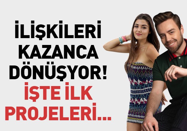 Murat Dalkılıç yeni sevgilisi Hande Erçel ile ilk projesini gerçekleştiriyor!