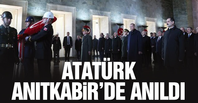 Atatürk vefatının 84'üncü yılında Anıtkabir'de anıldı