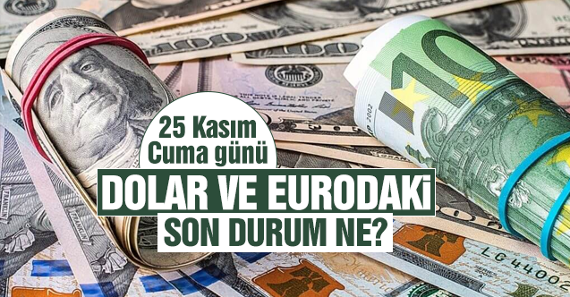 25 Kasım 2022 Perşembe dolar ve euro ne kadar? Alış ve satış fiyatları