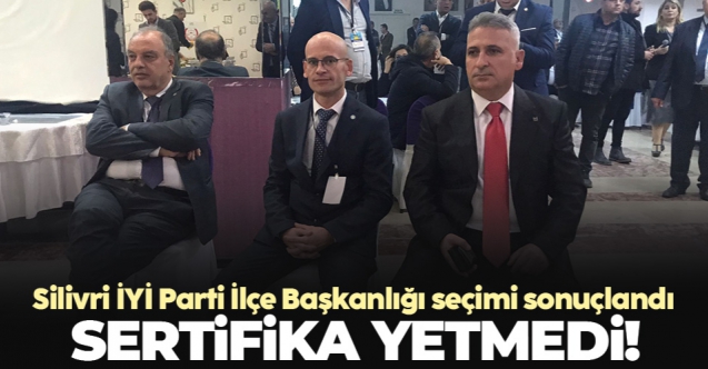 Ahmet Refik Bek'in seçimi kazanmasına sertifika yetmedi!