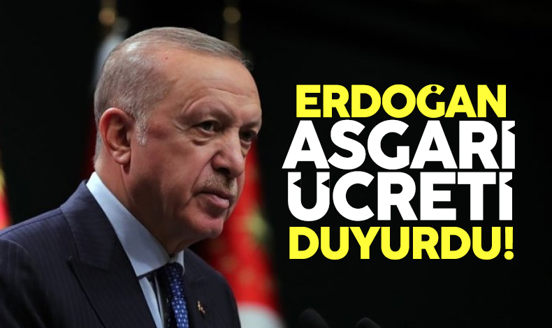 Cumhurbaşkanı Erdoğan 2023 asgari ücret açıklamasını yaptı! Asgari ücret kaç lira oldu?