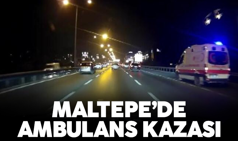 Maltepe'de ambulans kazası