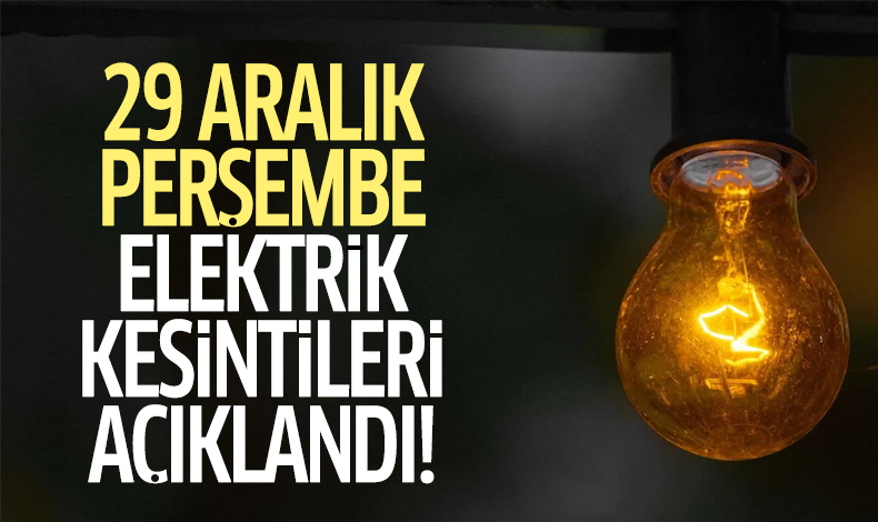 BEDAŞ 29 Aralık Perşembe elektrik kesintileri | İstanbul'da elektrik verilmeyecek ilçeler