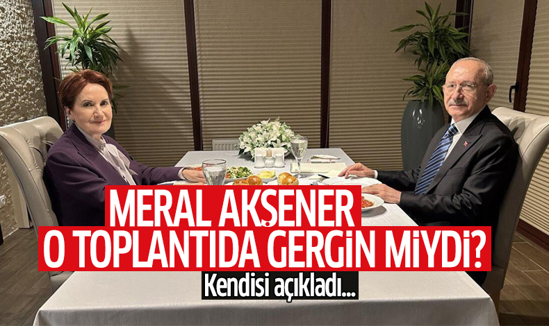 Meral Akşener: Kılıçdaroğlu ile aramızda gerginlik yok