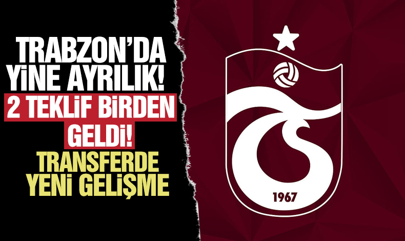Trabzonspor'da bir ayrılık daha kapıda! Yönetimden izin çıktı