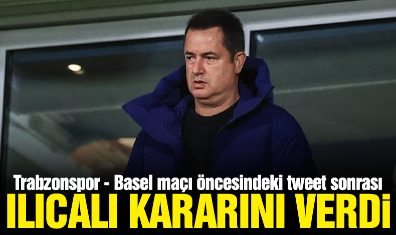 Acun Ilıcalı, Trabzonspor - Basel maçının reklam gelirini depremzedelere gönderecek