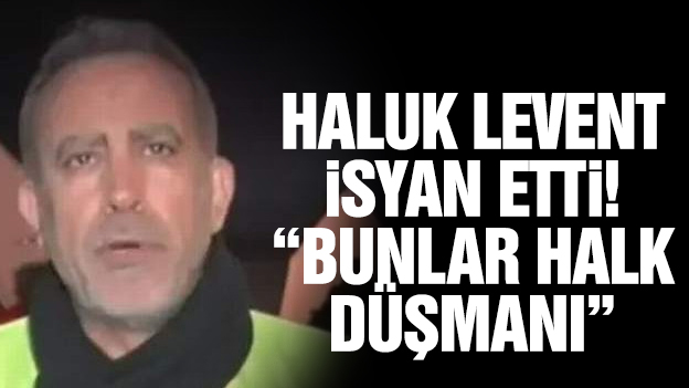Haluk Levent kendisine saldıranlara isyan etti: Bunlar halk düşmanı